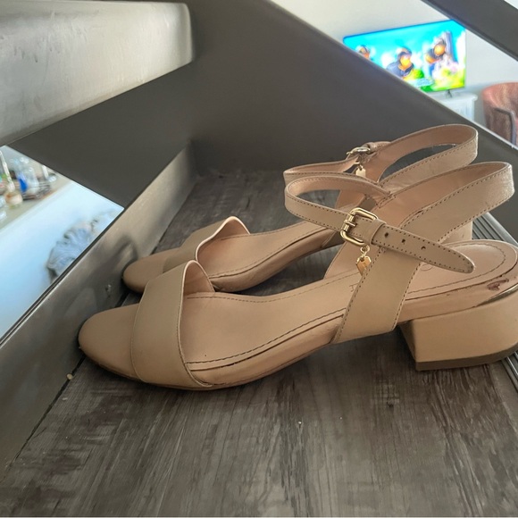 Coach Tan Minimalist Sandals - Picture 5 of 5